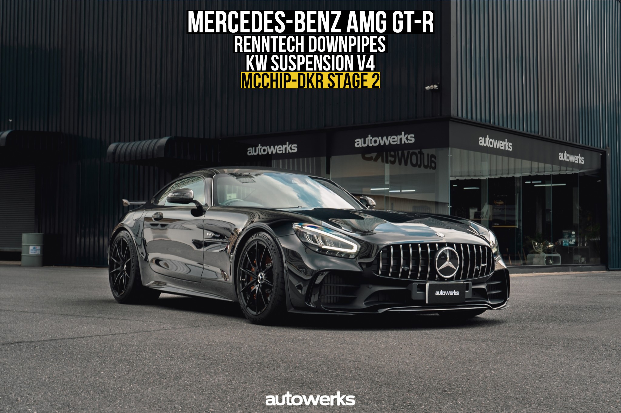 Mercedes-BENZ AMG GT-R mcchip-dkr stage2チューニング実施 730馬力仕様 | mcchip-dkr  欧州車コンピューターチューニングブランド